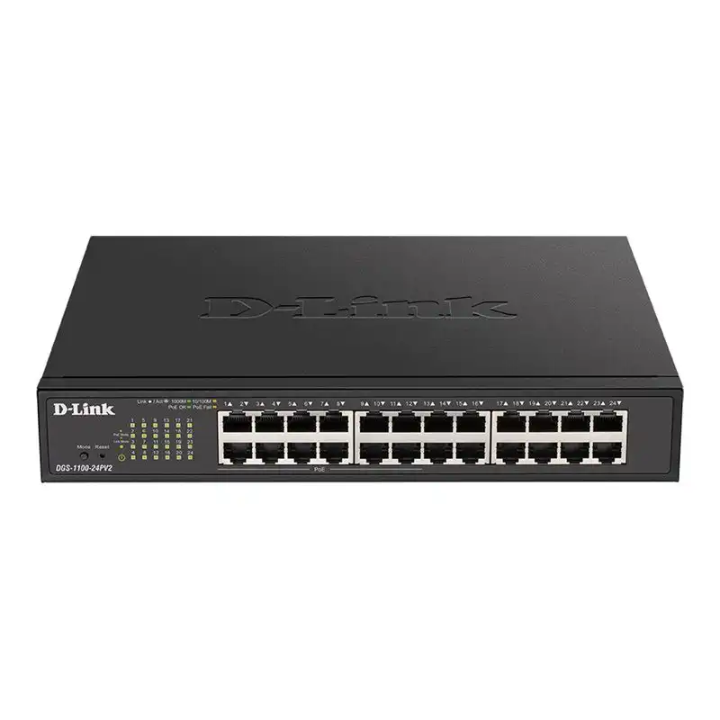 D-Link DGS 1100-24PV2 - Commutateur - intelligent - 24 x 10 - 100 - 1000 (12 PoE+) - de bureau, Mo... (DGS-1100-24PV2/E)_1